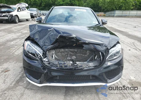 2015 Mercedes-Benz C 300 4Matic из США, поврежденный, VIN 55SWF4KB3FU028169